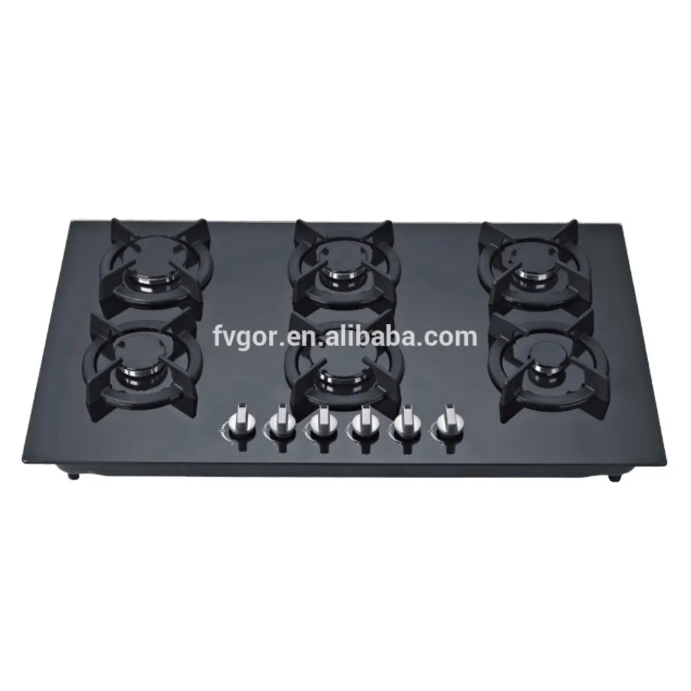 Nhà Cung Cấp Trung Quốc Cooktop 6 Burner Gas Bếp Gas Hob Ý Sabaf Đầu Đốt