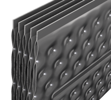 Scambiatore di calore brasato fossetta piastra a spirale e guarnizione del tubo di tipo in acciaio inox piastra cuscino prezzo - Product Image 2