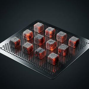 Pour la chicha, les briquettes premium sont en forme de cubes et sont fabriquées à partir de charbon de coque de noix de coco combiné avec du charbon naturel. - Product Image 1