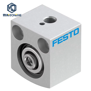 Cylindre pneumatique compact AEVC-12-5-P AEVC-12-10-P AEVC-12-15-P, cylindre à air à corps court avec retour par ressort pour l'automatisation - Product Image 1