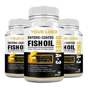 Private Label OEM Health Food Supplement 1000mg 1812 Omega 3 Fish Oil Capsules Omega 3 Fish Oil Softgel