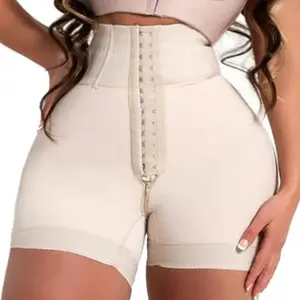 新款Fajas哥伦比亚鞘女式瘦身裤腰部训练器修身塑形产后腰带控制内裤紧身衣