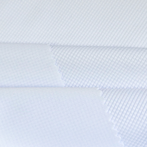 High Quality Wholesale Anti-Wrinkle Breathable 170gsm 100% Polyester <strong>Knitted</strong> <strong>Jacquard</strong> Waffle <strong>Fabric</strong> for Sportswear - Product Image 4