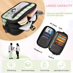 Sac à bandoulière 3-en-1 pour filles, imprimé Palaka vert hawaïen, sacoche pour téléphone portable, petit sac décontracté pour l'extérieur - Product Image 6