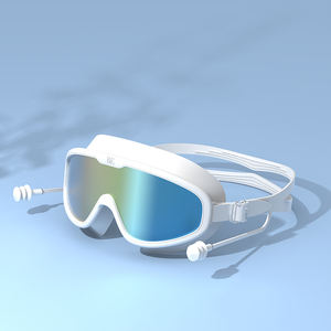 Adulte sans fuite Protection complète Anti-buée Lunettes de natation étanches Matériau en silicone et lunettes de natation anti-buée - Product Image 1