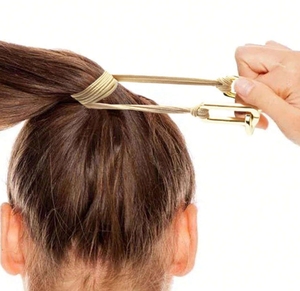 Nouveau à la mode de haute qualité en acier inoxydable chaîne cheveux cravates Y2k mignon doux Cool Style doux élastique cheveux cravates Bracelets - Product Image 1