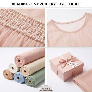 Mini-jupe à pois vert menthe avec nœud devant pour <span class=keywords><strong>femme</strong></span>, tenue décontractée d'été, fabricant de vêtements sur mesure OEM ODM - Product Image 5