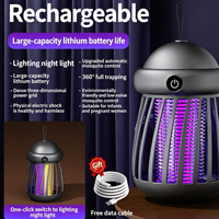 Lanterne de camping LED rechargeable par USB, anti-moustiques, étanche, silencieuse, portable, veilleuse sûre pour les enfants