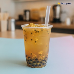 Sirop de fruit de la passion pour bubble tea, bouteille de 5 kg, vente en gros - Product Image 3