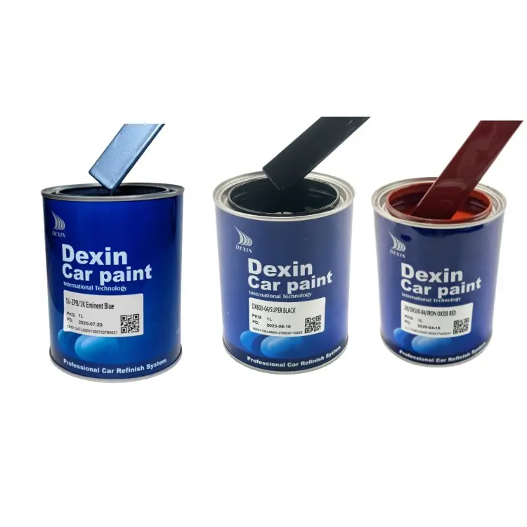 High Quality Car Paint 1k /2k Solid Colors Coating Automotive Spray Painting automotive acrylic car paint
