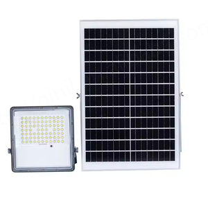 IP67 impermeable 100W-400W LED reflector de aluminio plástico Solar jardín iluminación IP65 luces de inundación solares 200W paisaje al aire libre - Product Image 1