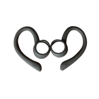 SHT 2025 Nouveaux crochets anti-perte en silicone écologiques pour écouteurs, tailles L/M, noirs, personnalisables SHTZD006 8g Certifiés ISO9001