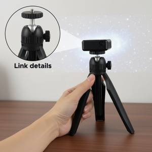 Mini bâton de selfie 10 personnalisé trépied en plastique dur <span class=keywords><strong>support</strong></span> de projecteur anneau lumière téléphone portable <span class=keywords><strong>support</strong></span> de caméra pour une haute qualité - Product Image 3