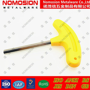 Llave Hexagonal en T NBJ16 de 4 mm, Cromada, de Acero Inoxidable, Grado Industrial - Product Image 5