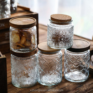 Dzmuero Honey Dispenser, Honey Jar, Honey Pot, Acacia Wood Honey Jar With One Piece Lid, Spoon And Lid, Sealed Glass Container, Wide Mouth Honey Storage Jar (1 Piece, Transparent - View #2