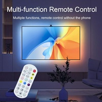 Bande lumineuse LED 5M TV SYNC, rétroéclairage TV, ruban flexible à diodes avec couleur RGBIC