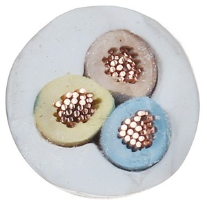 Strands <strong>13</strong> <strong>AMP</strong> 3 CORE COPPER POWER <strong>CABLE</strong> ELECTRICAL 1.5mm MAINS INDOOR WIRE FLEXIBLE 3183Y PER METER - Product Image 2