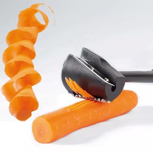 Cortador y Pelador de Zanahorias al por Mayor, Espiralizador Negro para Verduras y Frutas, Herramienta Afiladora para Adornos - Product Image 1