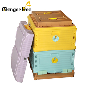 Herramientas de apicultura multifunción Langstroth Beehive Mejor precio 2 capas 10 marcos Colmena de abejas de plástico - Product Image 1