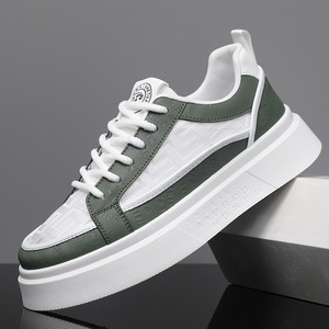 Zapatillas de malla transpirables para hombre 2026 - Calzado deportivo informal de moda para hombre - Zapatillas blancas - Product Image 1