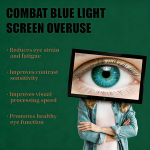 Oogvitamine-mineraalsupplement bevat luteïne, zeaxanthine, zink, vitamine C en E. Supplement voor de gezondheid van de ogen voor volwassenen. Ondersteunt de gezichtsvermogen en tegen droge ogen. - Product Image 2