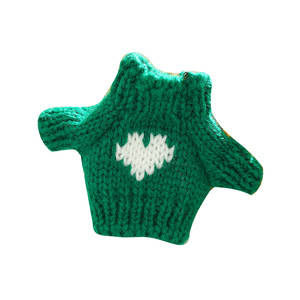 10cm bebek ceket kumaş Mini örme yün küçük giysiler, batı yayla usta köpek Ob11 bebek yedek kazak - Product Image 5