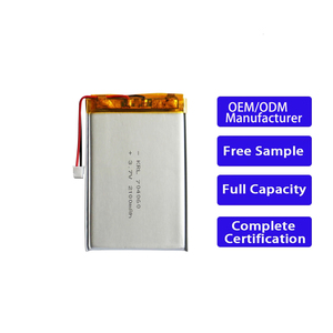 แบตเตอรี่ลิเธียมโพลิเมอร์แบบชาร์จได้ รุ่น 704060 ความจุ 2100mAh สำหรับเครื่องเล่นเกม ผลิตตามแบบฉบับโรงงาน - Product Image 1