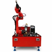 Robot de Soldadura Automática de Alta Precisión con Carro Móvil, Brazo de 6 Ejes, Sin Programación para Cambio Rápido de Estaciones de Trabajo