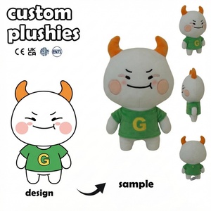 Produttore di Peluche Personalizzati, Design <span class=keywords><strong>Anime</strong></span> <span class=keywords><strong>Gatto</strong></span> Ragazzo con Occhiali, Giocattoli e Bambole in Peluche su Misura - Product Image 6