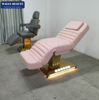 Table de traitement médical et esthétique du visage de qualité supérieure avec lit de spa électrique à 3 moteurs WallyBeauty