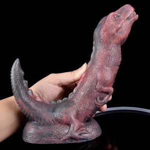 YOCY Realistic Dragon Squirting <b>Dildo</b> With Suction Cup Dragon Ejaculation Sex Toy Big Animal Colorful <b>Dildo</b> - Product Image 6