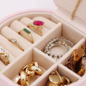 Luxury Mini Storage Box Luxury Portable Travel Jewelry Organizer Case - Product Image 5