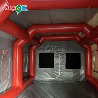 Cabine gonflable portative de peinture de garage de tente de lavage de voiture pour des voitures