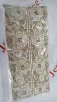 Coton broderie voiture os dentelle dentelle paillettes cils accessoires accessoires mariage voile poignet décoration matériel blanc