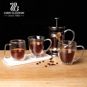 Tazas de café y té, resistentes al calor, sin BPA, vidrio de doble pared, tazas al por mayor, vasos de vidrio para <span class=keywords><strong>India</strong></span>, Polonia, mercado europeo - Product Image 6