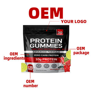 Gomitas de Proteína Aislada de Suero de Leche 100% <span class=keywords><strong>Ultra</strong></span> Premium Más Vendidas, 10 g de Proteína, Cero Carbohidratos, Sin Azúcar, Sandía y Lima - Product Image 2