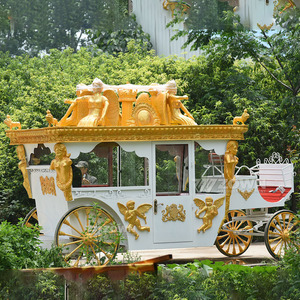 ZOWN White Body Winged <b>Goddess</b> <b>Angel</b> Sculpture Royal Carriage For Wedding Bride Parade Transportation - Product Image 6