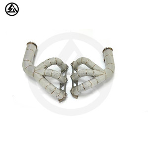 Collecteurs d'échappement sportifs CSZ pour Porsche 911 991.1 GT3 991.2 GT3 4.0L avec bouclier thermique de compétition - Product Image 4