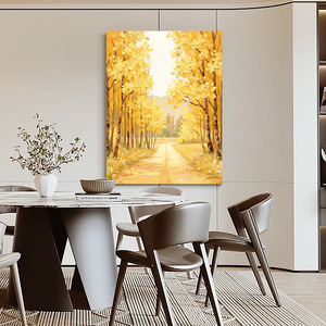 Pintura al Óleo Pintada a Mano, Bendiciones Doradas, Arte Abstracto con Textura 3D para Sala de Estar, Entrada y Comedor - Product Image 3