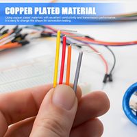 Kit de fils pour carte de développement PCB, 140 pièces/560 pièces/840 pièces, boîte de fils émaillés pour composants électroniques, bricolage