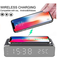 2024 AliExpress obral besar jam Alarm pengisi daya nirkabel jam penjualan terbaik pengisi daya nirkabel 5W dan 10W/15W
