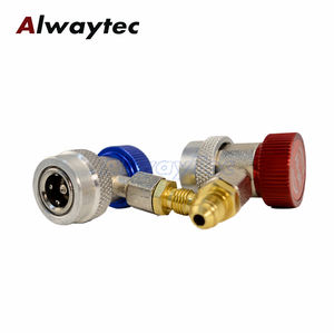 ข้อต่อปรับได้ R134A แบบ H/L ข้อต่อเร็วสำหรับเครื่องปรับอากาศรถยนต์ น้ำยาแอร์ ตัวเชื่อมต่อสายเกจวัดความดัน - Product Image 3