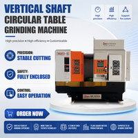 Meuleuse verticale CNC automatique à haute efficacité pour le finissage de précision des alliages d'acier semi-conducteurs