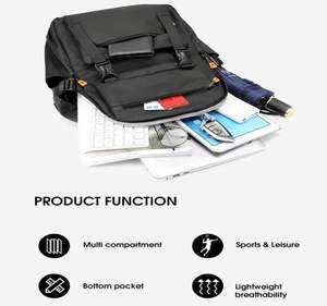 Sac de voyage grande capacité avec logo personnalisé, sac à dos d'affaires décontracté et tendance pour ordinateur portable avec port de chargement USB - Product Image 5