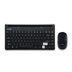 Ultra Slim 2.4 G Drivers Smart Usb Mini Small Wireless keyboard and mouse combos for computer