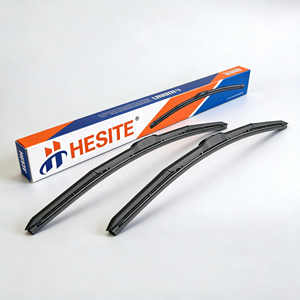 Escobilla Limpiaparabrisas Universal Híbrida de Caucho Sintético HESITE de 14-28 Pulgadas para Autos <span class=keywords><strong>Toyota</strong></span>, Hyundai, Honda y Kia - Product Image 1