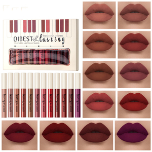 Set de Brillo Labial de Larga Duración con Acabado Mate, Lápiz Labial Líquido que Muestra el Color, Brillo Labial que No se Desvanece - Product Image 1