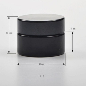 5g 5ml Black UV Protected <b>Small</b> Glass Jars with Screw Cap Lids Child-Resistant Concentrate Storage <b>Containers</b> - Product Image 3