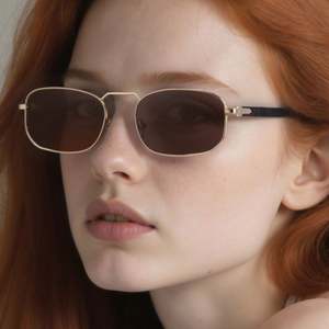 Gafas de Sol Personalizadas con Logotipo, Diseño Retro 2025, Montura Pequeña, Cuadradas, Metálicas, con Protección UV400, para Hombre y Mujer - Product Image 1