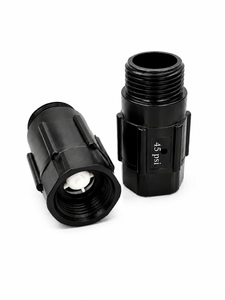 ตัวปรับแรงดันน้ำแบบไหลสูง 45PSI พร้อมข้อต่อพลาสติกเกลียว NPT ตัวผู้ตัวเมีย สำหรับระบบน้ำหยดและสปริงเกอร์ - Product Image 2